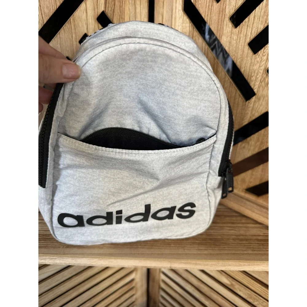 Adidas Mini Backpack Gray‎ – 11x9x4 – Adjustable Straps, Excellent Condition